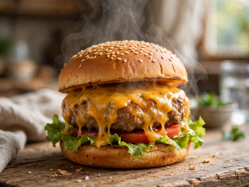 Burger aus dem Airfryer