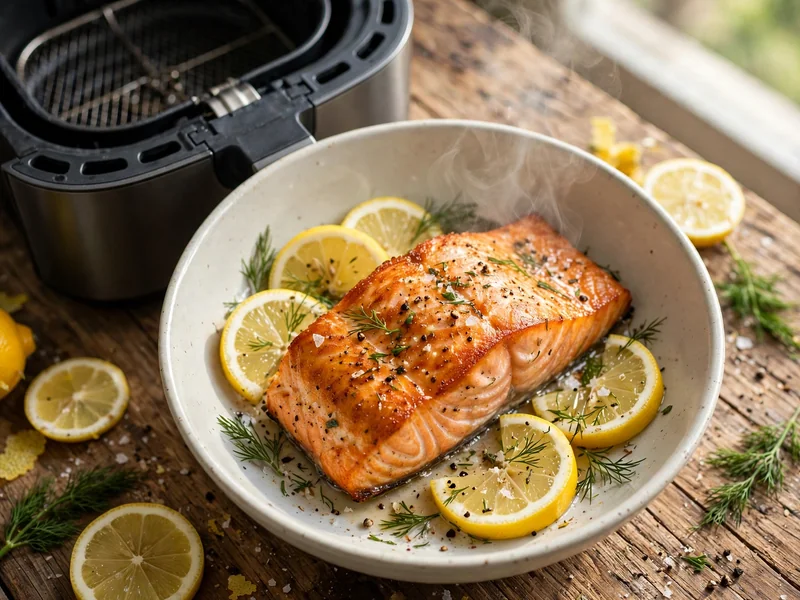Fisch und Meeresfrüchte aus dem Airfryer