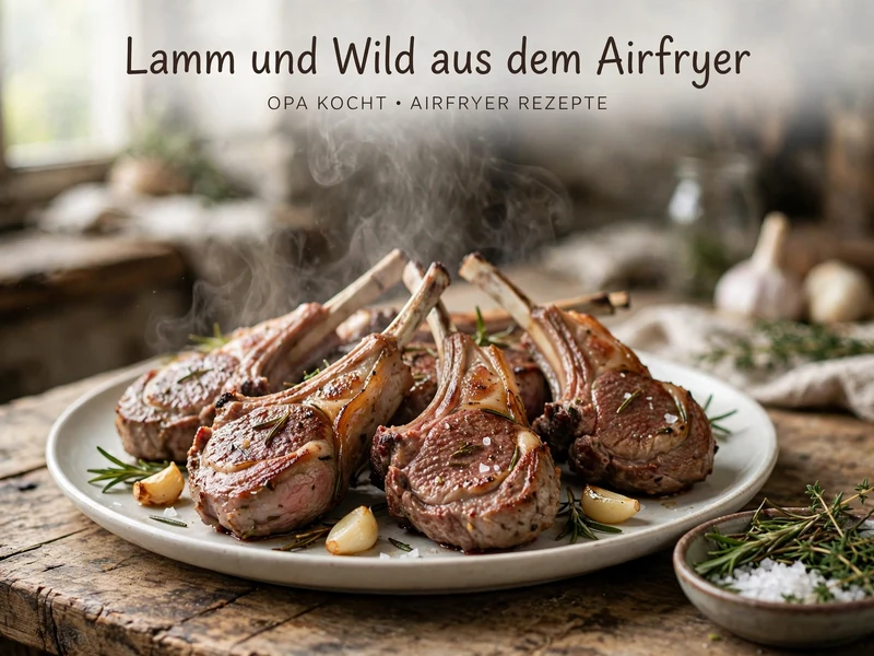 Lamm und Wild aus dem Airfryer