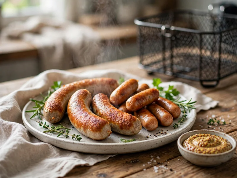 Wurst aus dem Airfryer